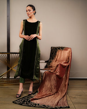 Green Cigarette Pants