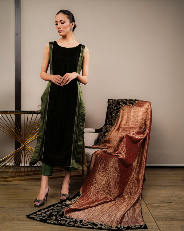 Green Cigarette Pants