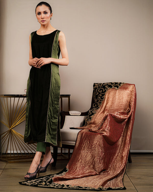 Green Cigarette Pants