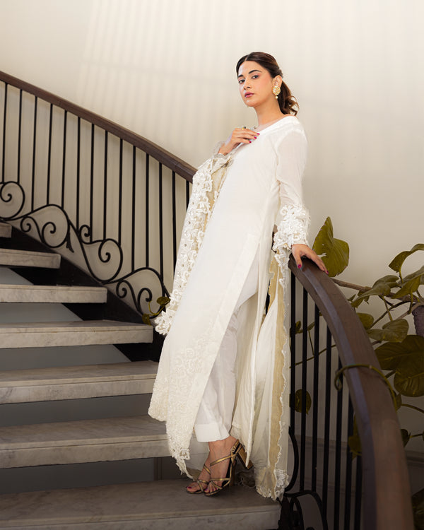 Raw Silk Pants