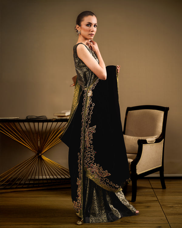 Black Jamawar Shirt