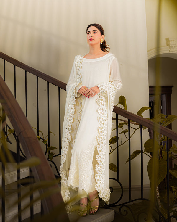 Raw Silk Pants