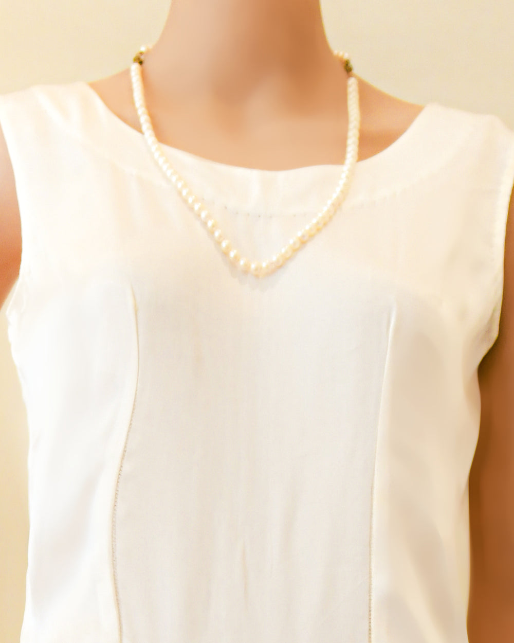 white silk palazzo