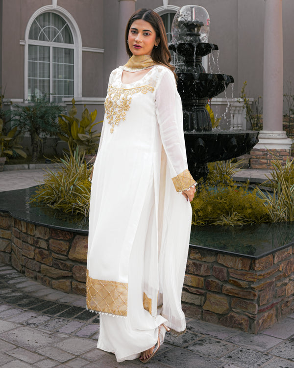 Layered Chiffon Culotte
