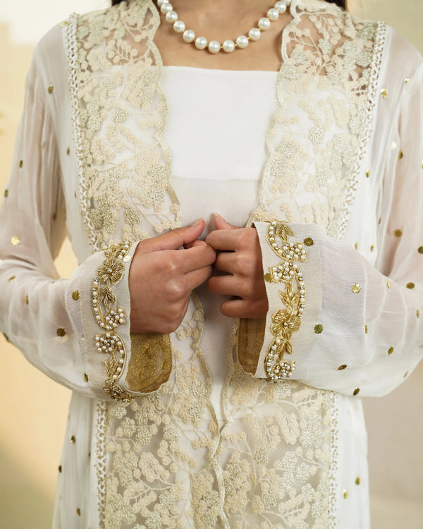 embroidered gown 