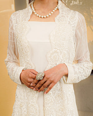 Flared Chiffon Gown