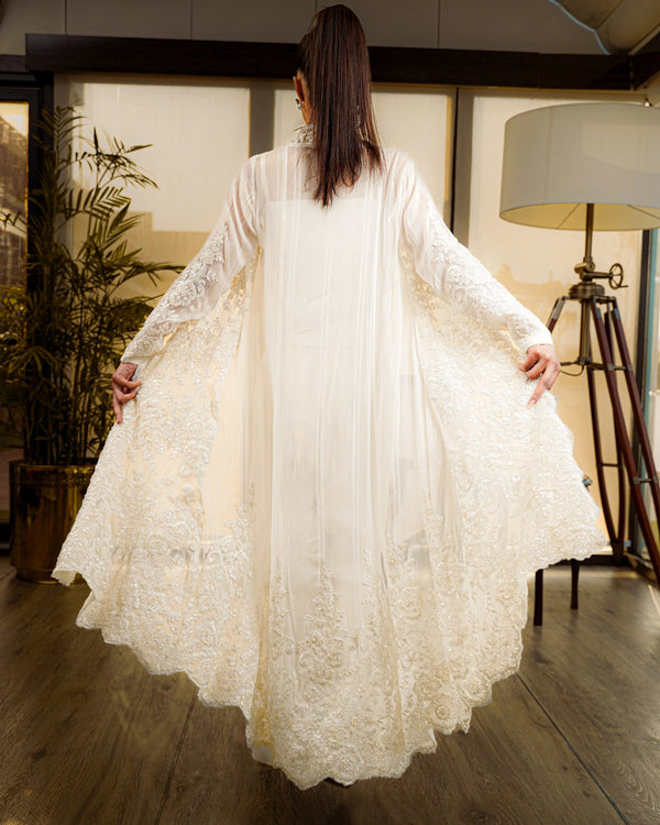 Flared Chiffon Gown