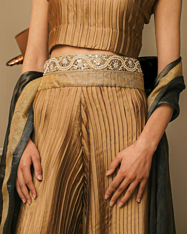 palazzo with belt