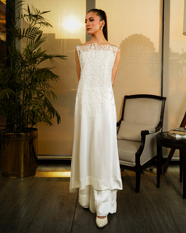 Princess Panel Silk Maxi