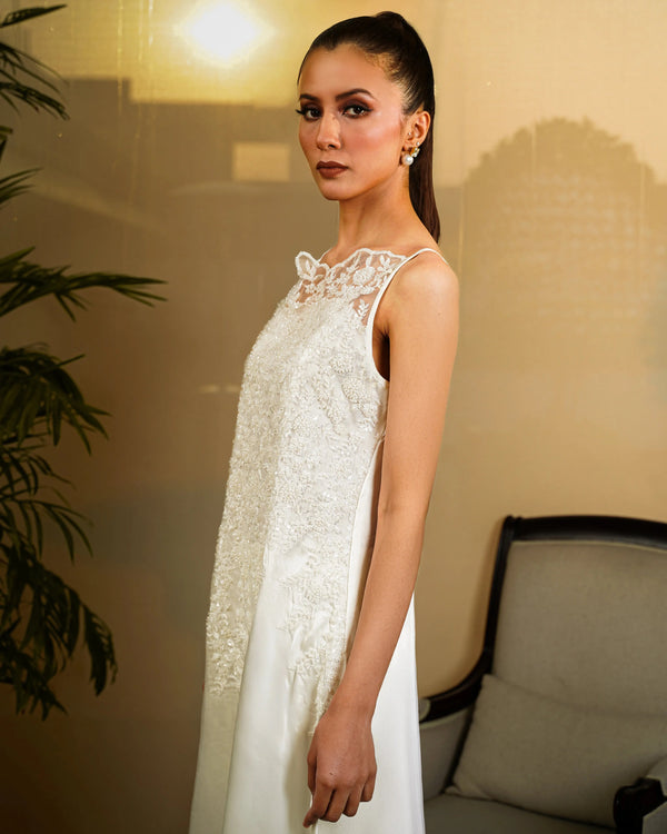Princess Panel Silk Maxi