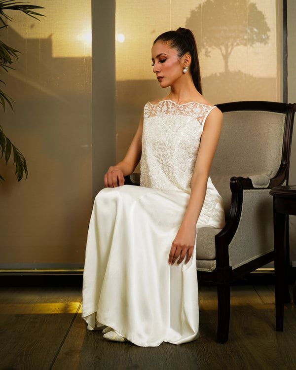 Princess Panel Silk Maxi