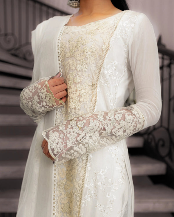 Radiant Pearl Long Shirt