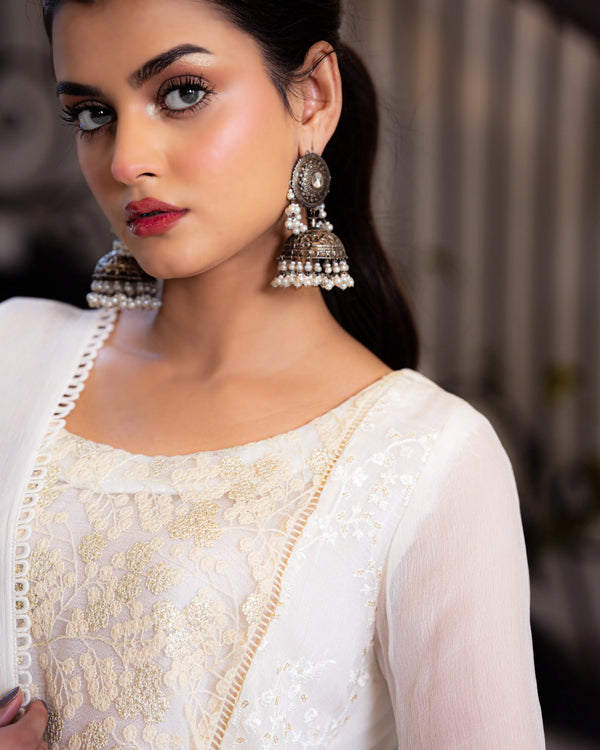 Radiant Pearl Long Shirt