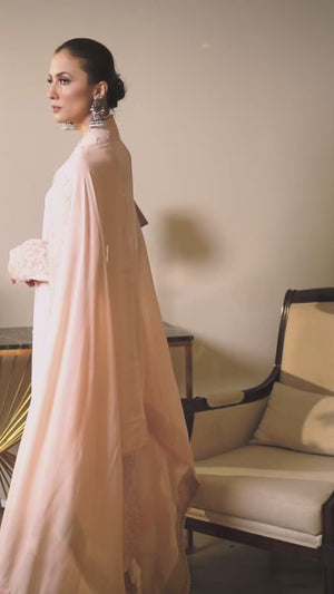 Blush Silk Pants