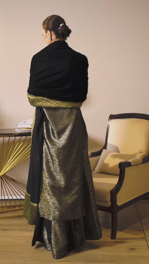 Black Jamawar Shirt